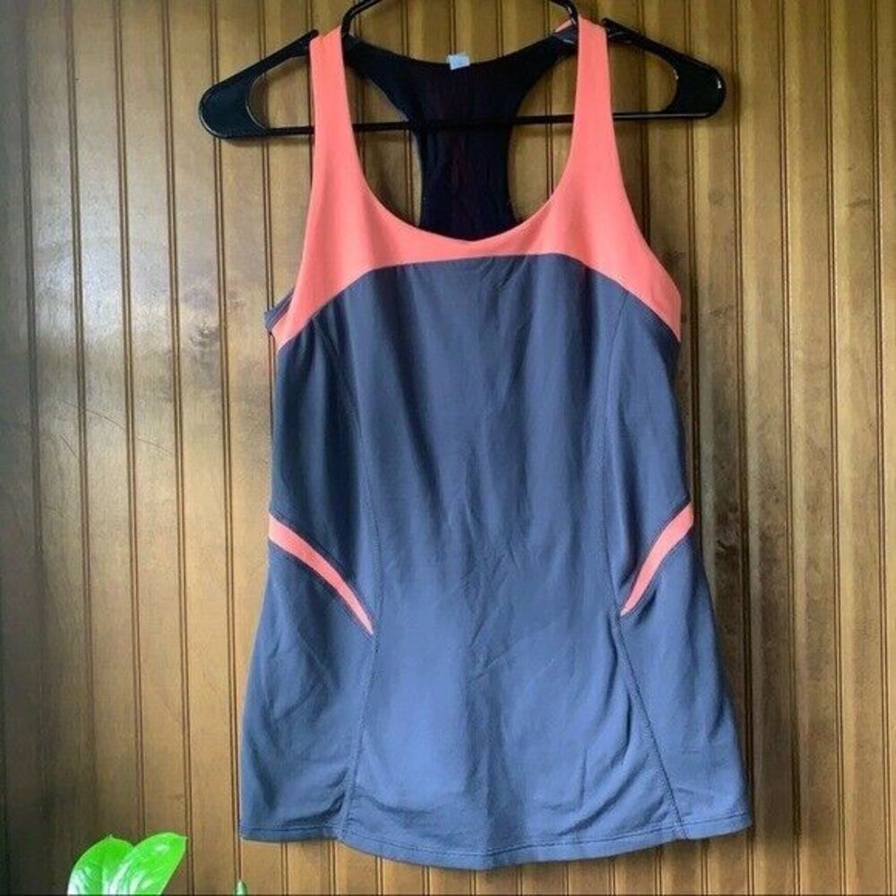 GAP Gray and Pink Workout Tank Top Women's Size Small